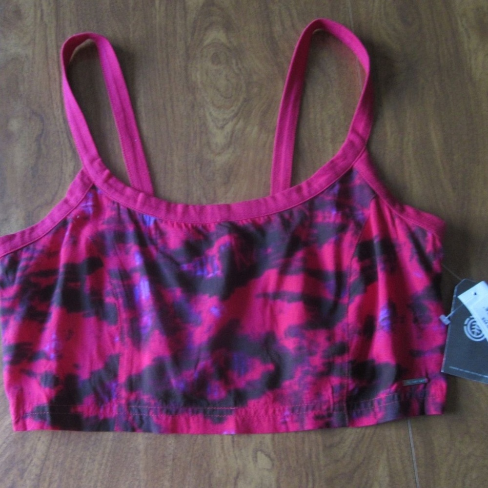 Element Eden XL Red, Black Tie Dye Shirt NWT